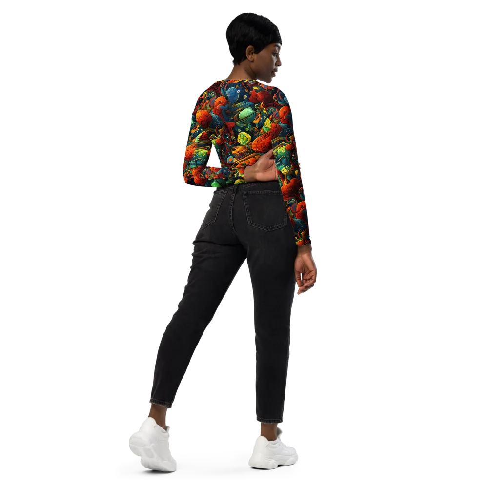 Duncanson Dream on Long Sleeve Crop Top — Right Back