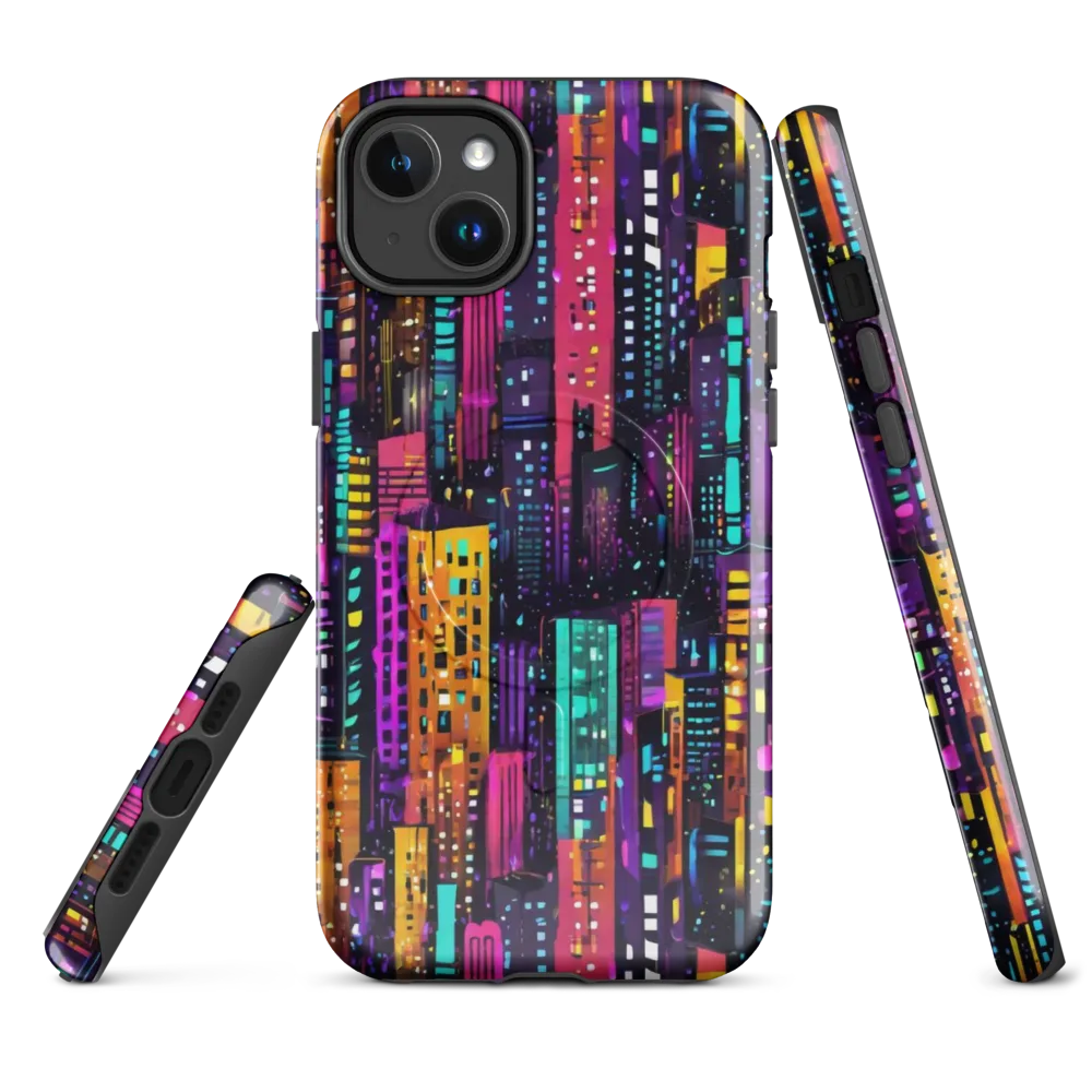 Electric Skyline on MagSafe Tough Case for iPhone® — Front