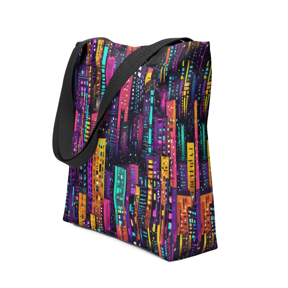 Electric Skyline on Tote Bag — Front