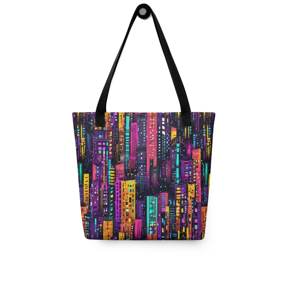 Electric Skyline on Tote Bag — Front