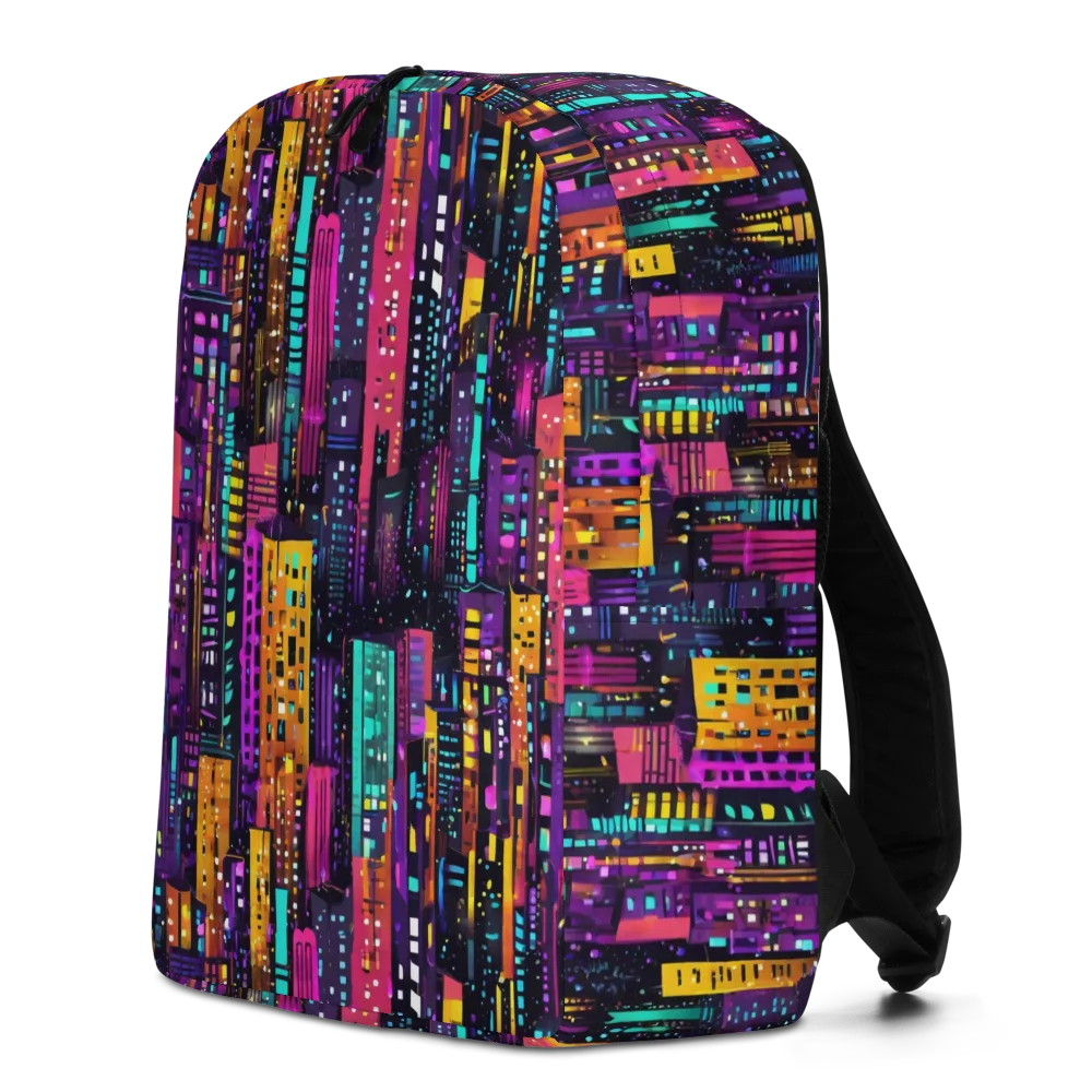 Electric Skyline on Minimalist Backpack — Left
