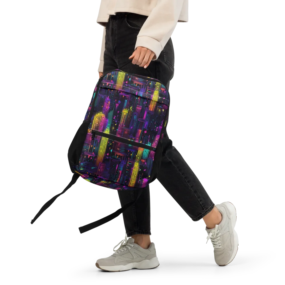 Neon Vertical on Utility Backpack — Front