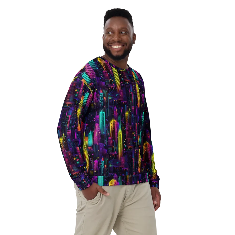 Neon Vertical on Sweatshirt — Front