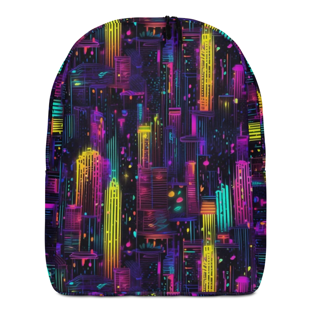 Neon Vertical on Minimalist Backpack — Front