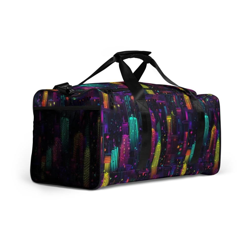 Neon Vertical on Duffle Bag — Right Front