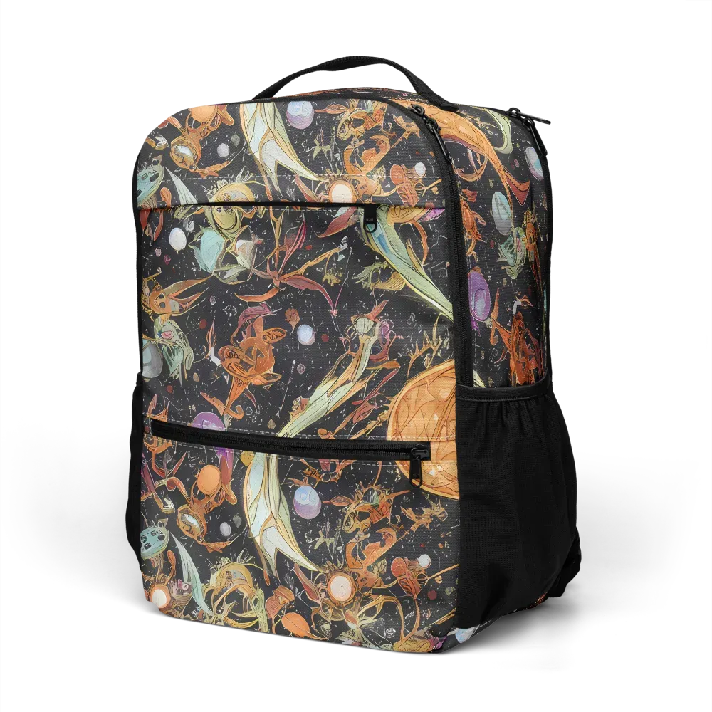Astral Menagerie on Utility Backpack — Left Front