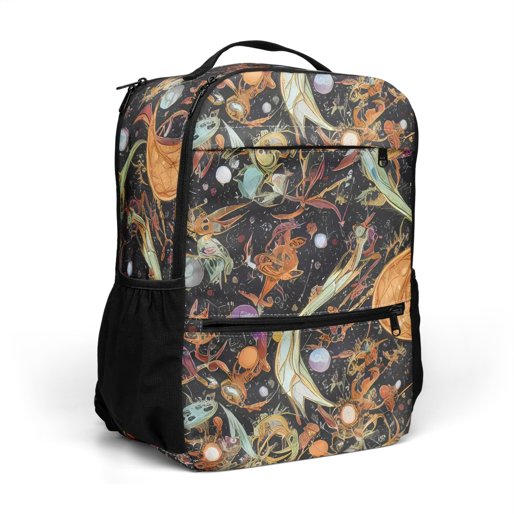 Astral Menagerie on Utility Backpack — Right Front