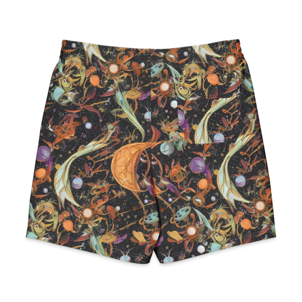 Astral Menagerie on Men's Board Shorts — Back