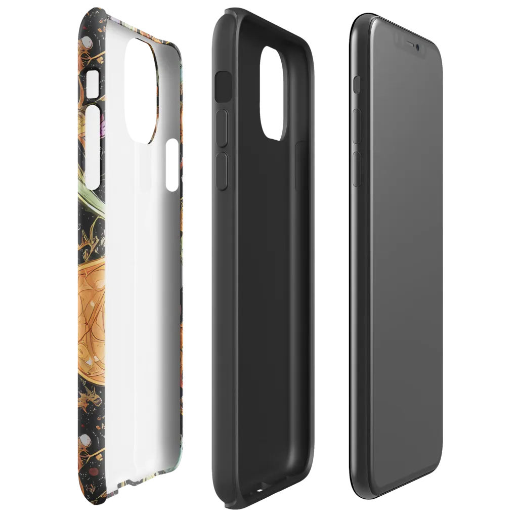 Astral Menagerie on Tough Case for iPhone® — Right
