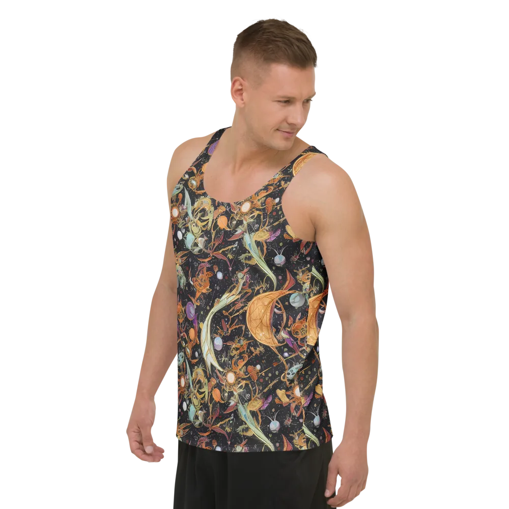 Astral Menagerie on Men's Tank Top — Left Front