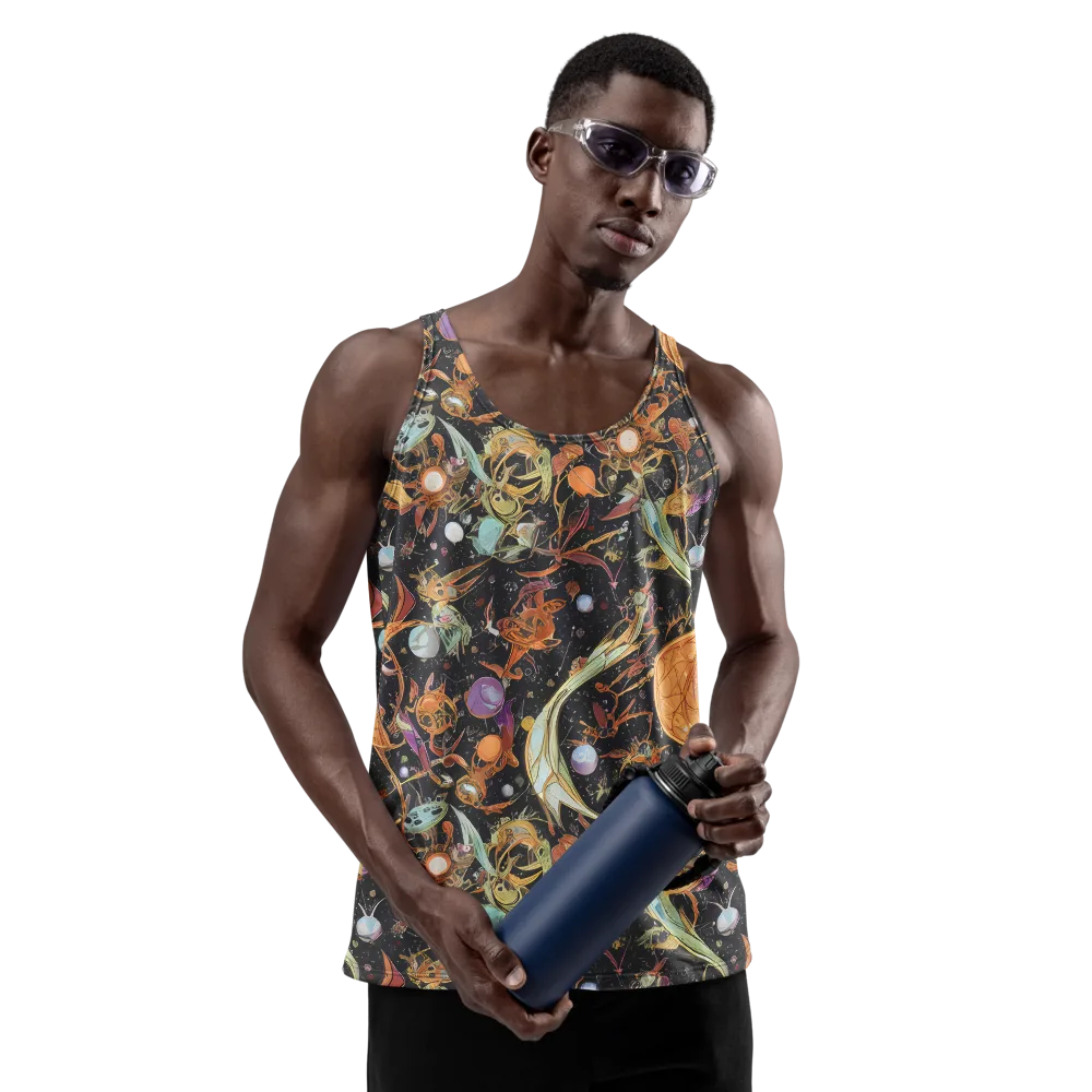 Astral Menagerie on Men's Tank Top — Front