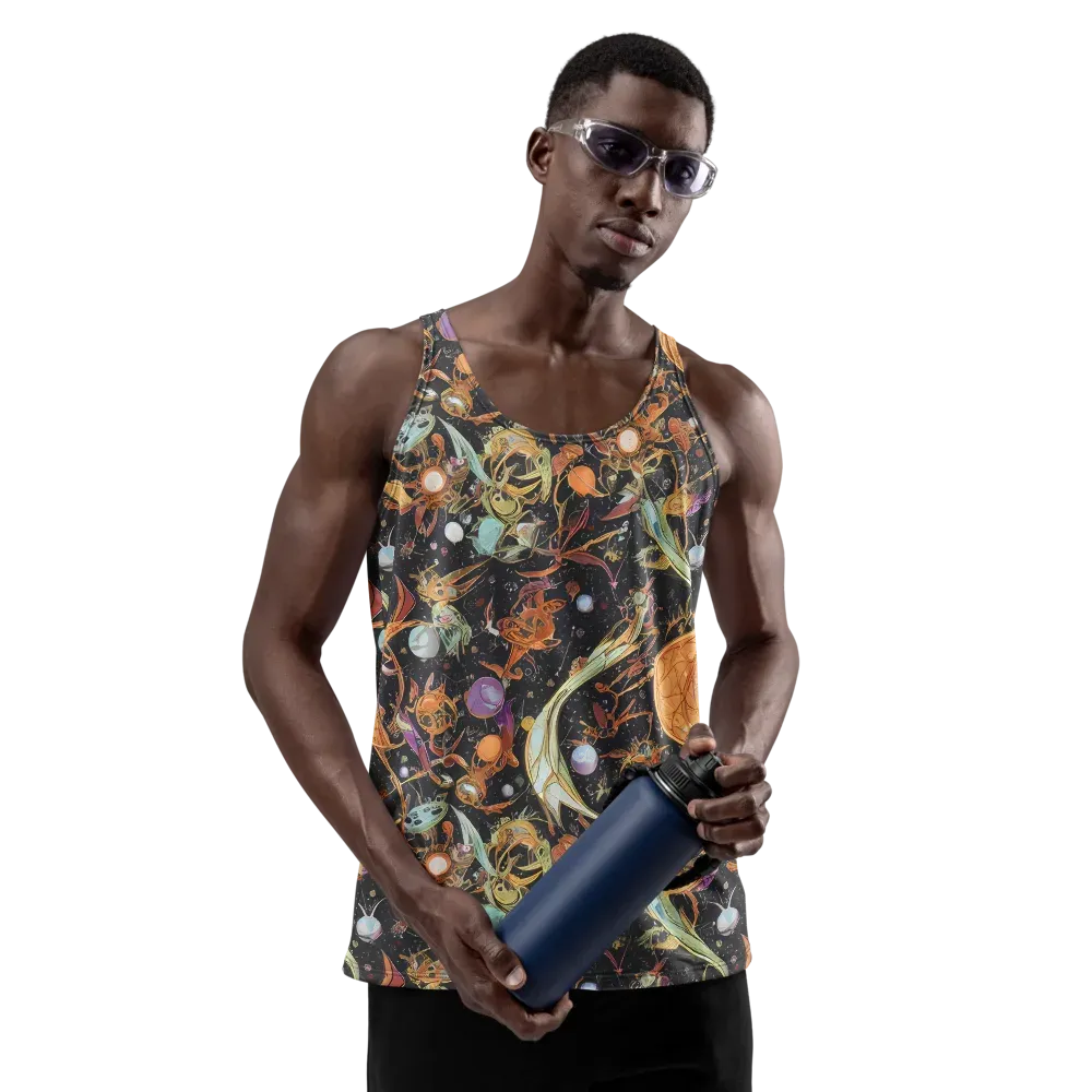 Astral Menagerie on Men's Tank Top — Front