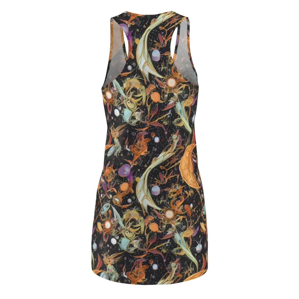 Astral Menagerie on Racerback Dress — Back