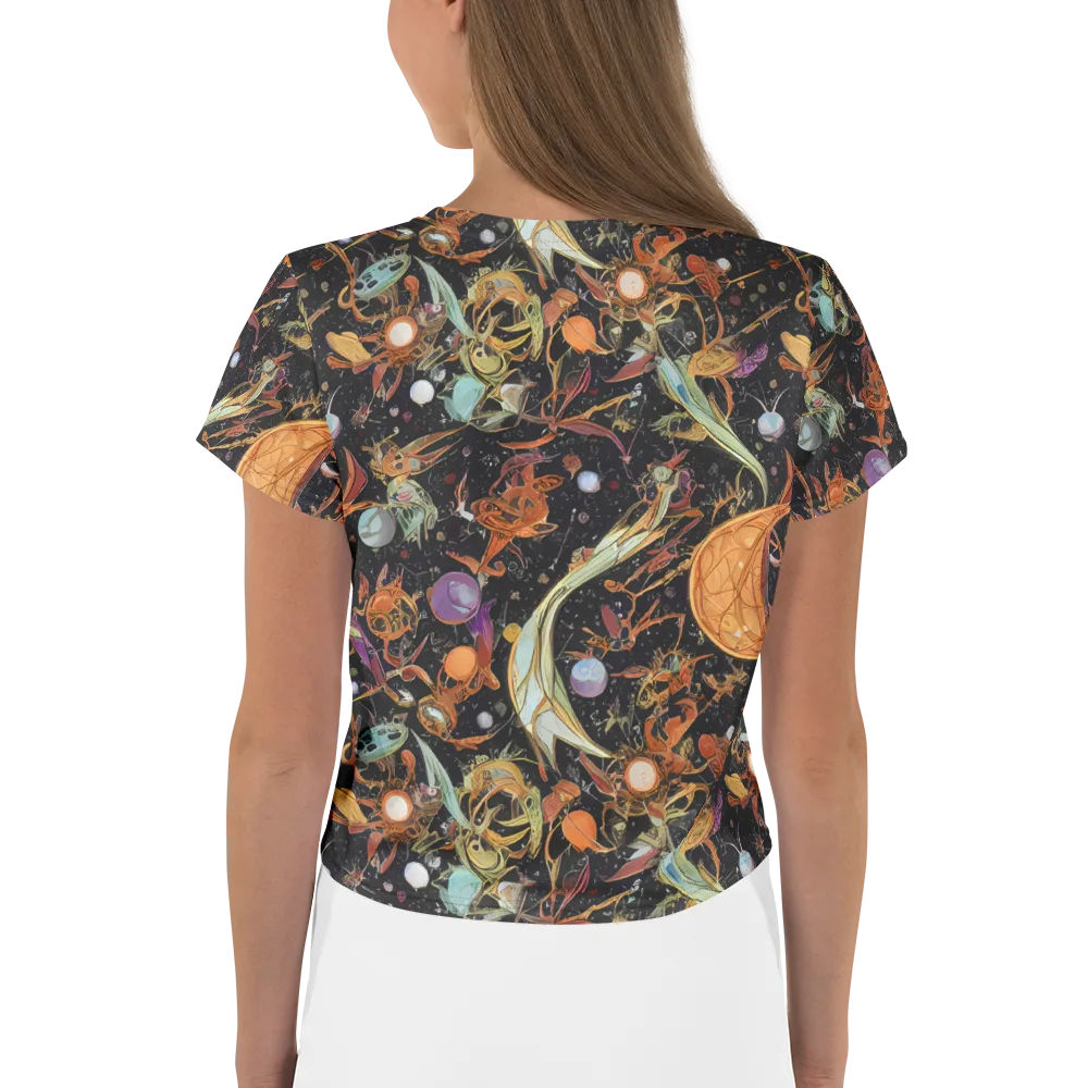 Astral Menagerie on Crop Tee — Back