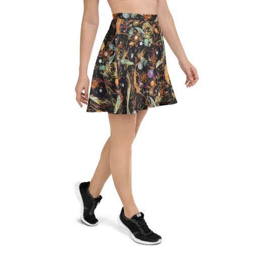 Astral Menagerie on a Skater Skirt