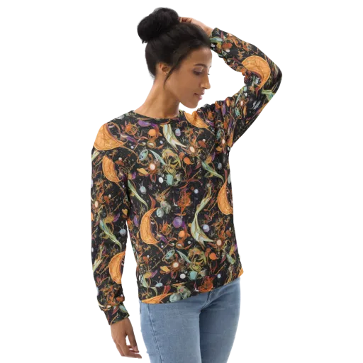 Astral Menagerie on a Sweatshirt
