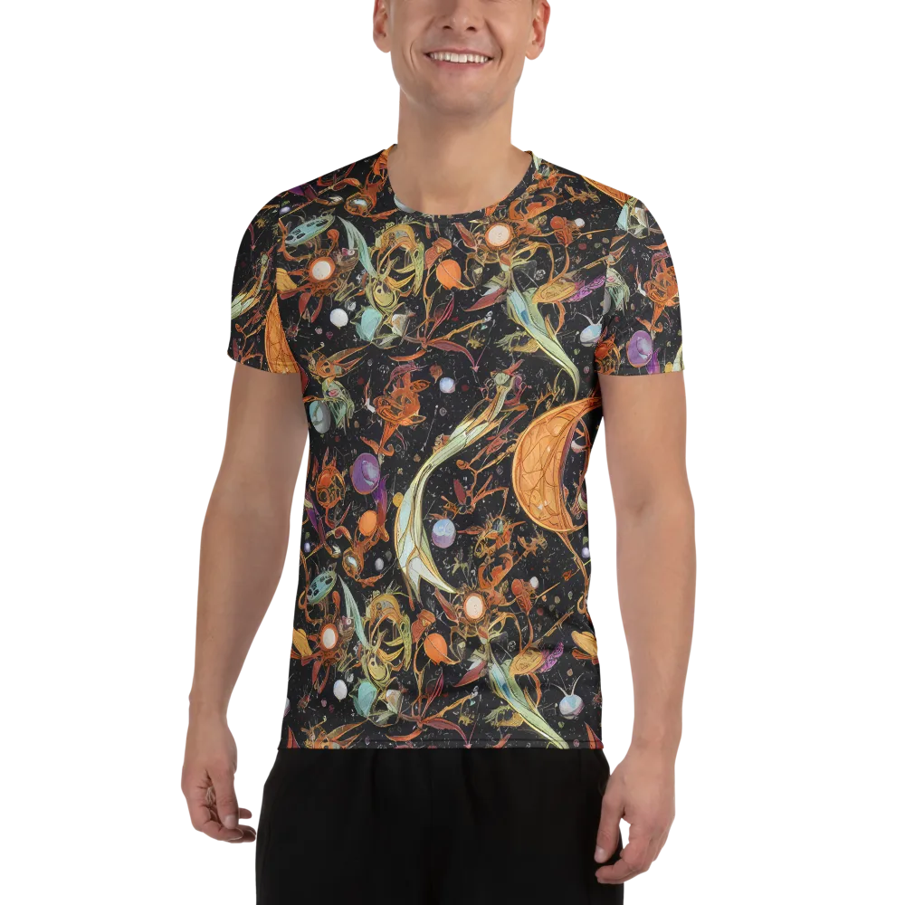 Astral Menagerie on Men's Athletic T-Shirt — Front
