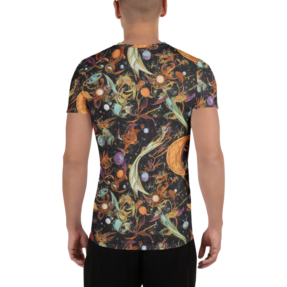 Astral Menagerie on Men's Athletic T-Shirt — Back