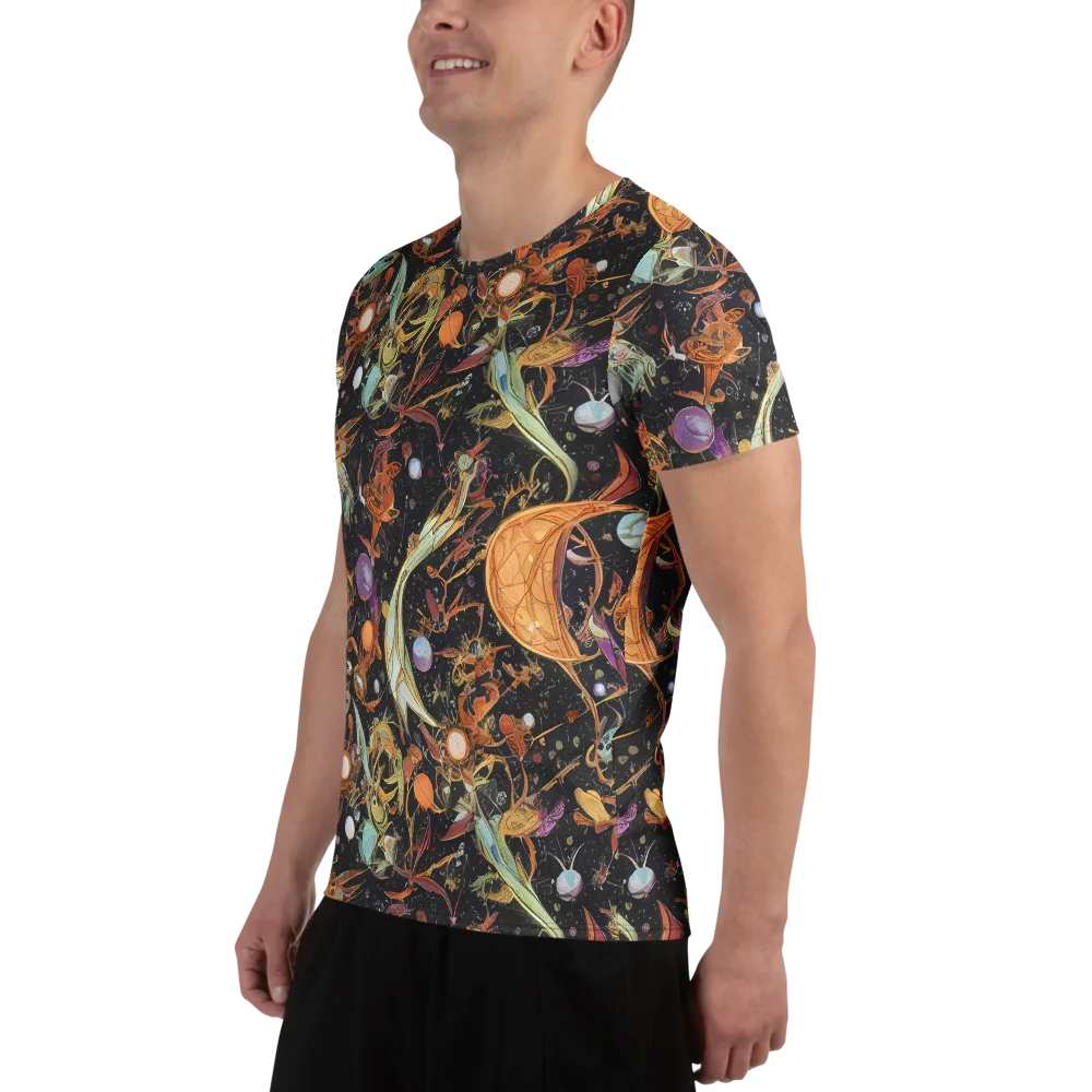Astral Menagerie on Men's Athletic T-Shirt — Left