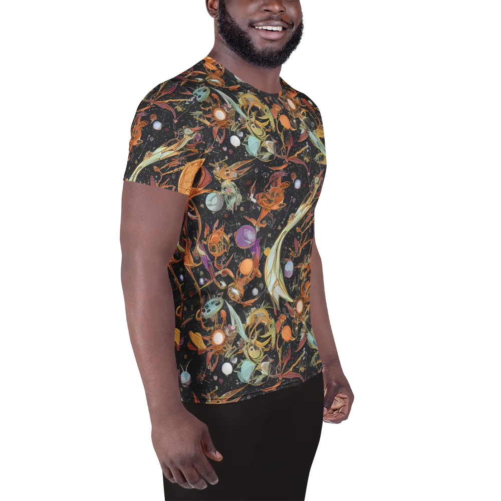 Astral Menagerie on Men's Athletic T-Shirt — Right