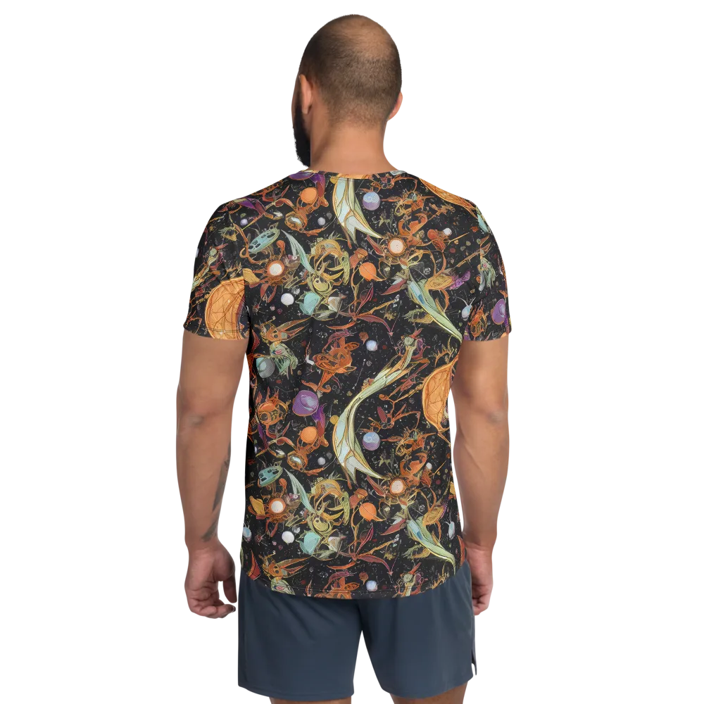 Astral Menagerie on Men's Athletic T-Shirt — Back