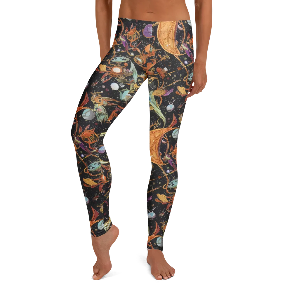 Astral Menagerie on Leggings — Front
