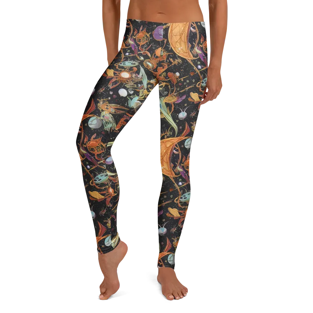 Astral Menagerie on Leggings — Front