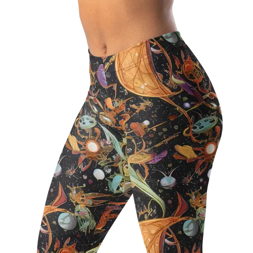 Astral Menagerie on a Leggings