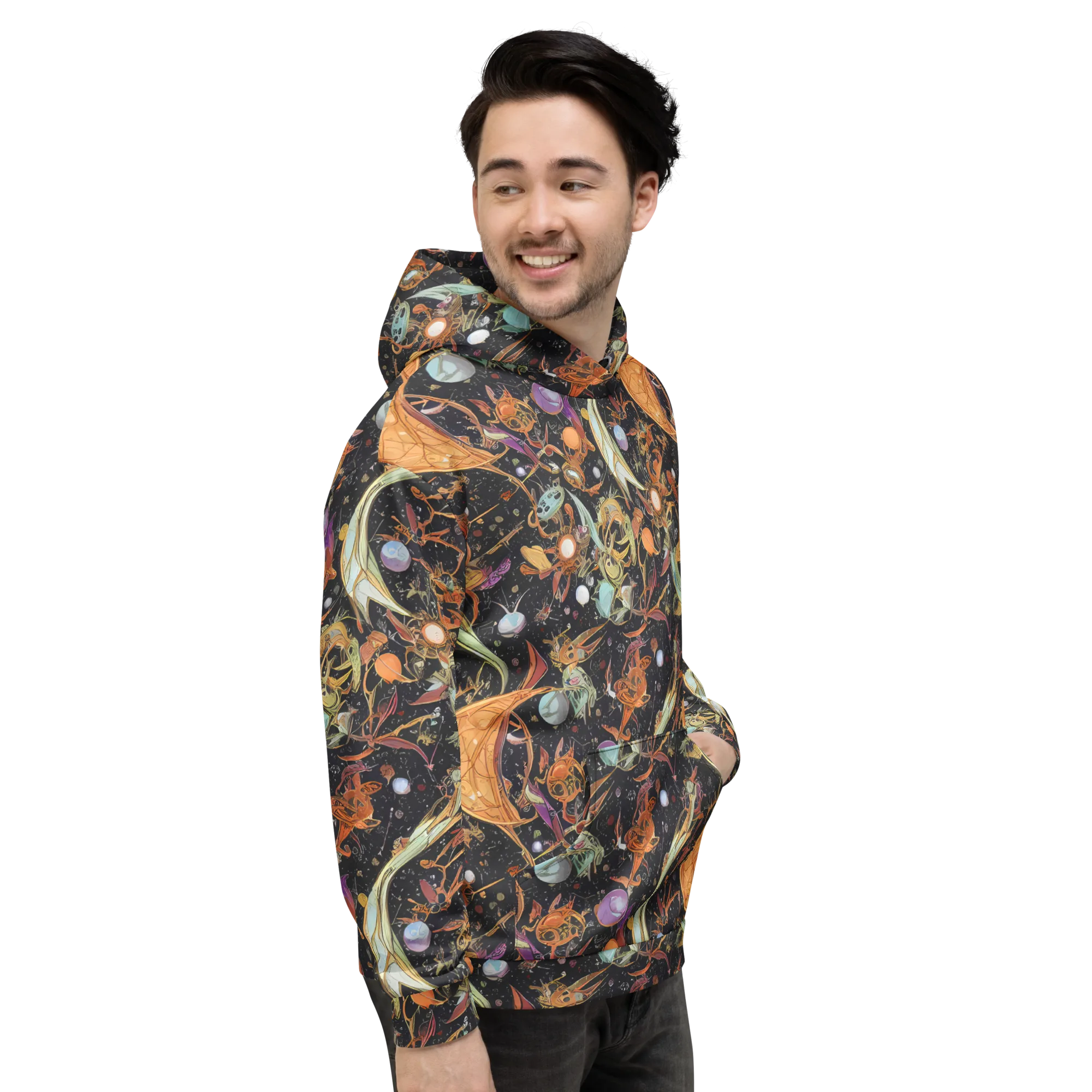Astral Menagerie on Hoodie — Right