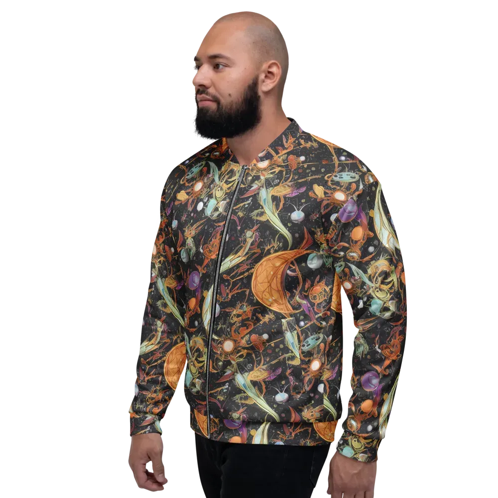 Astral Menagerie on Bomber Jacket — Left