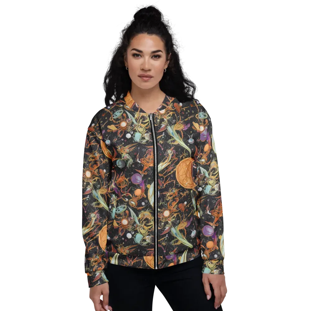 Astral Menagerie on Bomber Jacket — Front