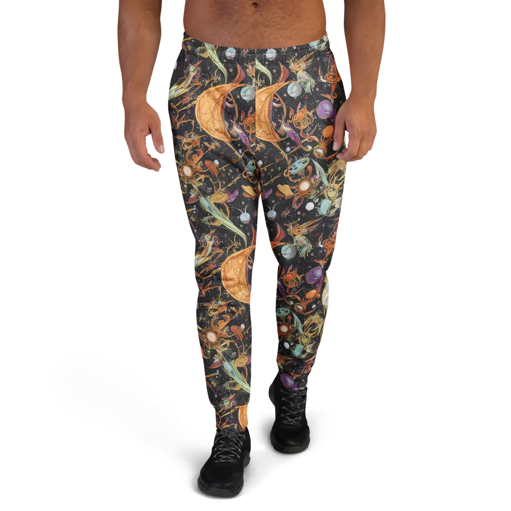 Astral Menagerie on Men's Joggers — Front