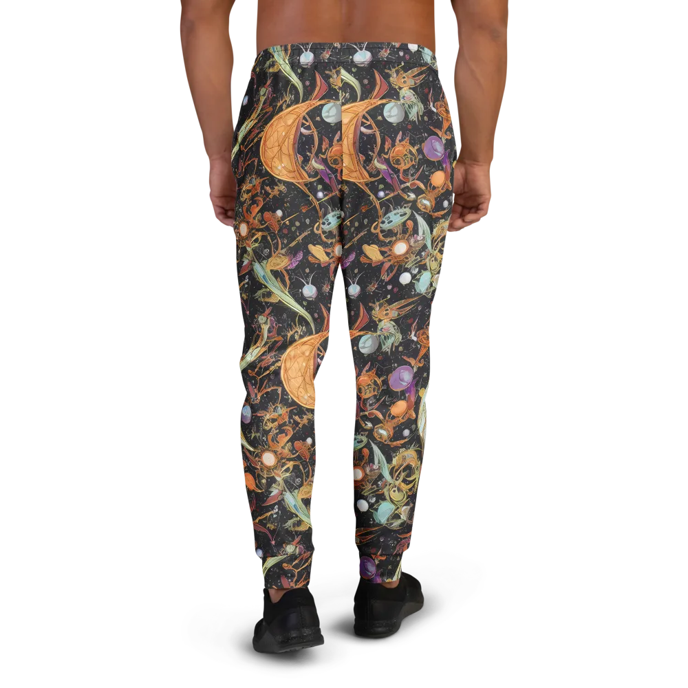 Astral Menagerie on Men's Joggers — Back