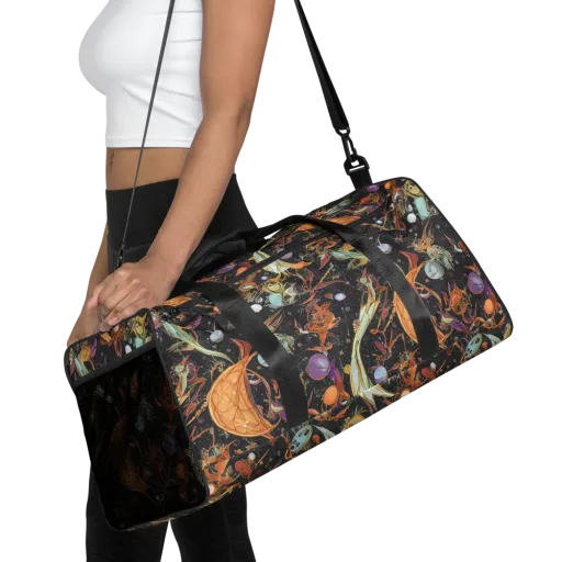 Astral Menagerie on a Duffle Bag