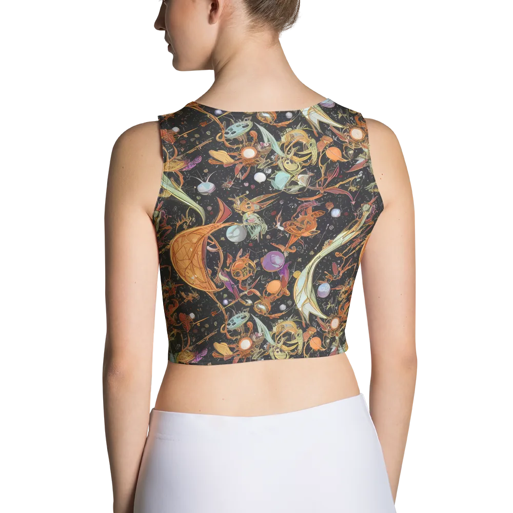 Astral Menagerie on Crop Top — Back