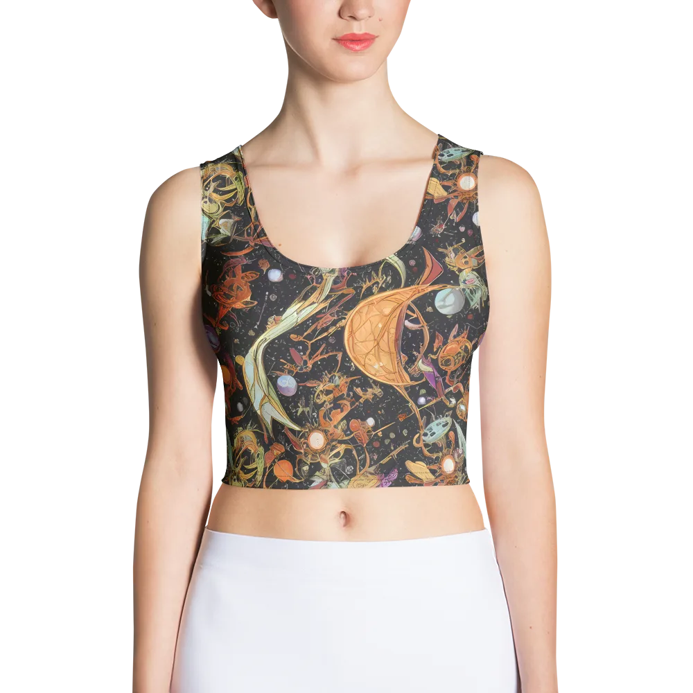 Astral Menagerie on Crop Top — Front