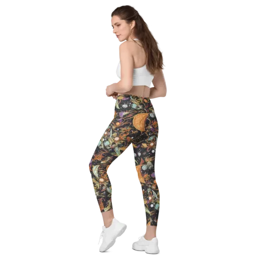 Astral Menagerie on a Leggings with Pockets