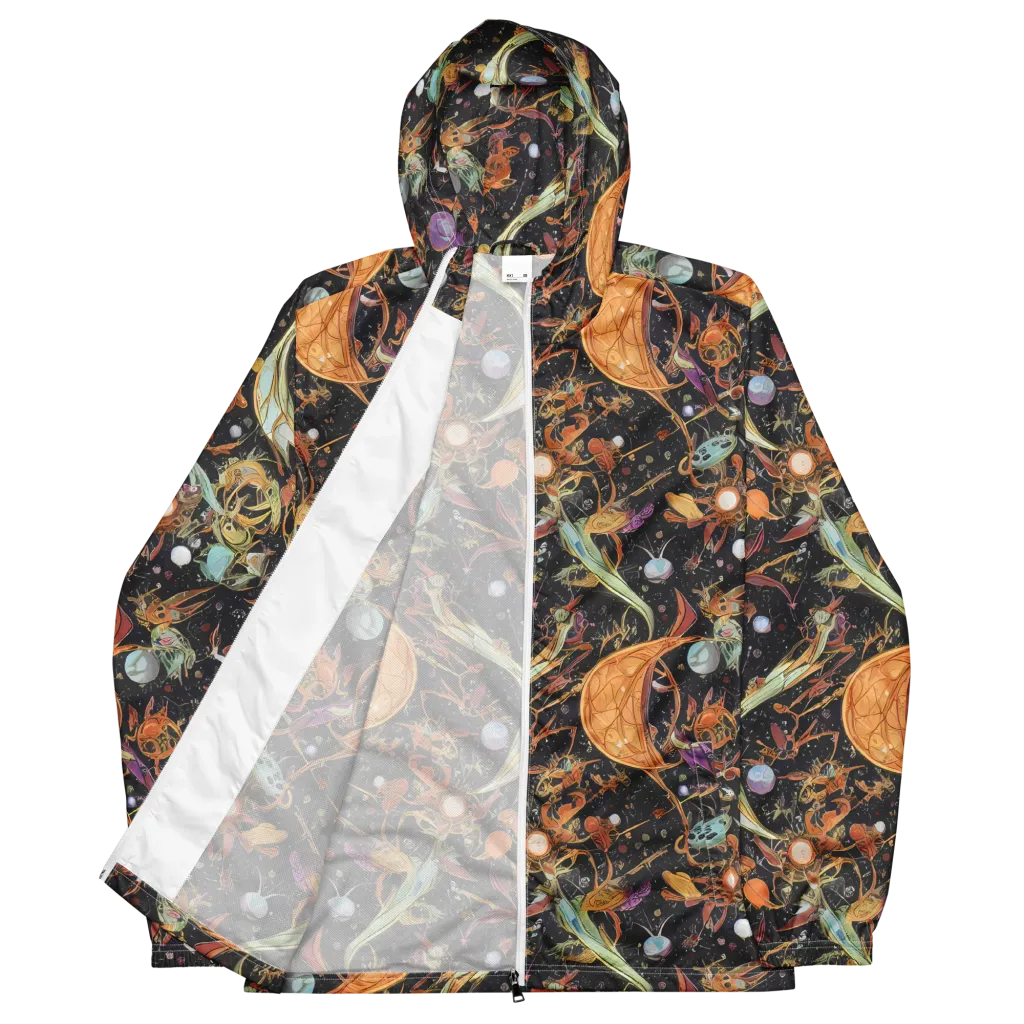 Astral Menagerie on Men's Windbreaker — Front