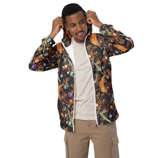Astral Menagerie on a Men's Windbreaker