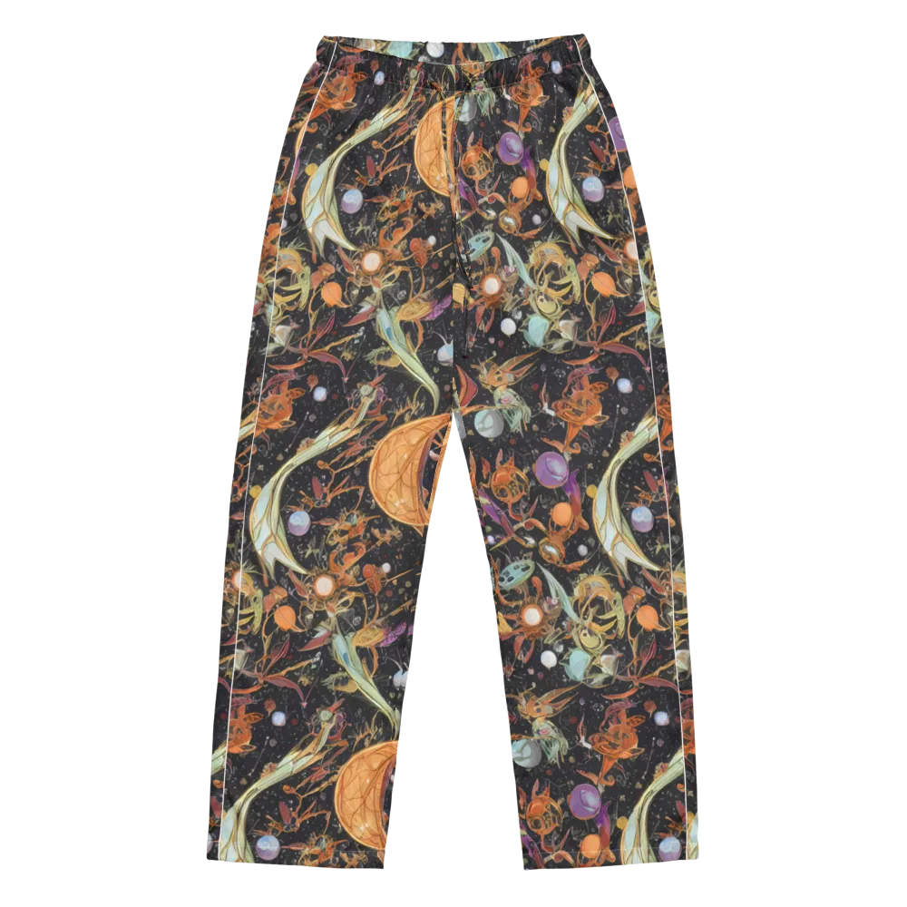 Astral Menagerie on Women's Pajama Pants — Front