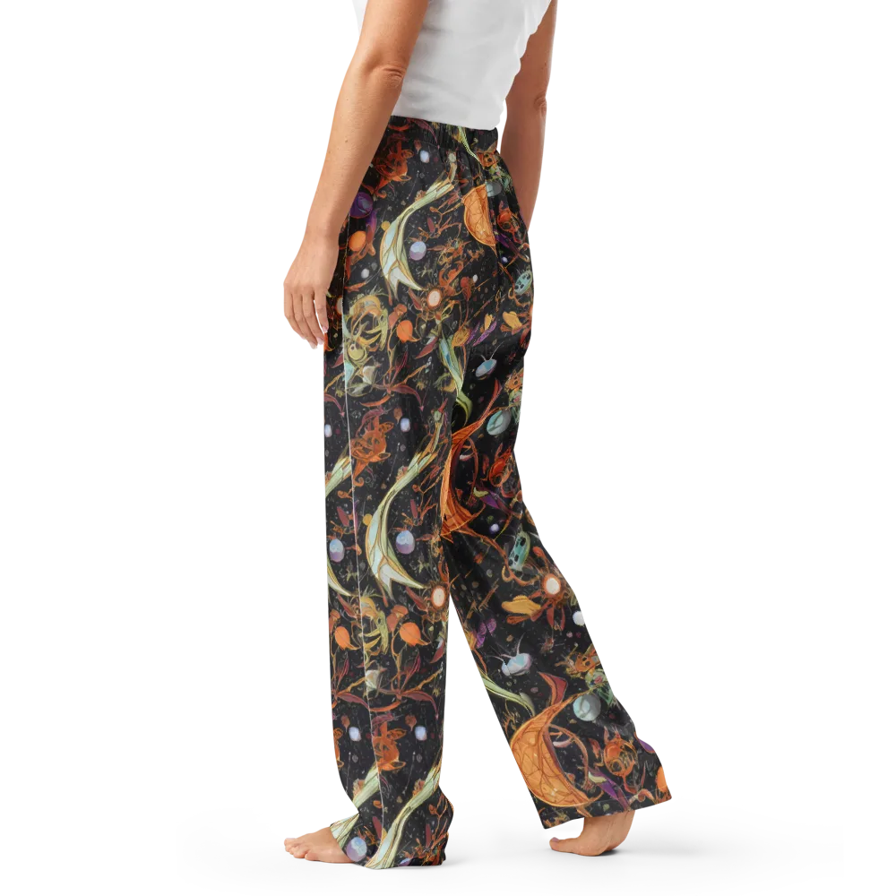Astral Menagerie on Women's Pajama Pants — Left