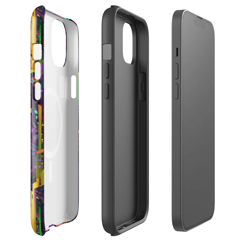 Chromatic Skyline on MagSafe Tough Case for iPhone® — Front