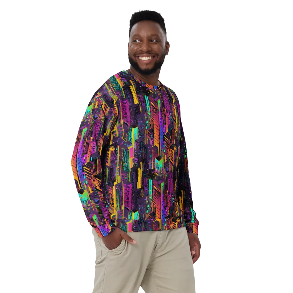 Chromatic Skyline on Sweatshirt — Front