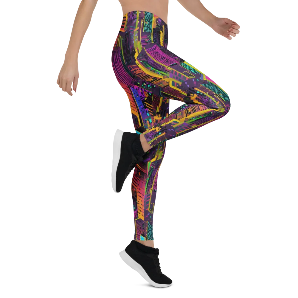Chromatic Skyline on Leggings — Right