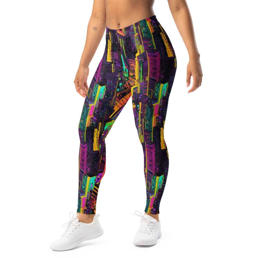 Chromatic Skyline on Leggings — Left Front