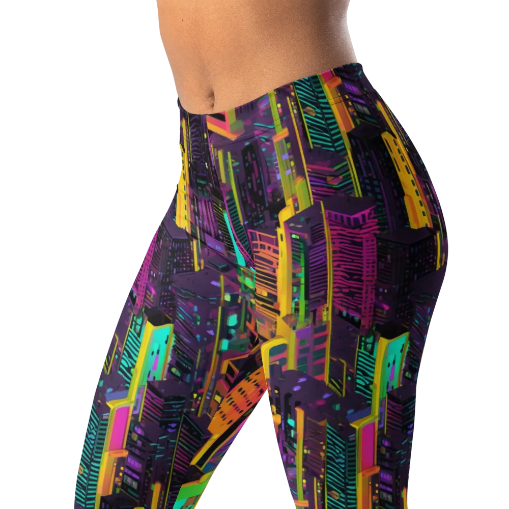 Chromatic Skyline on Leggings — Left Front