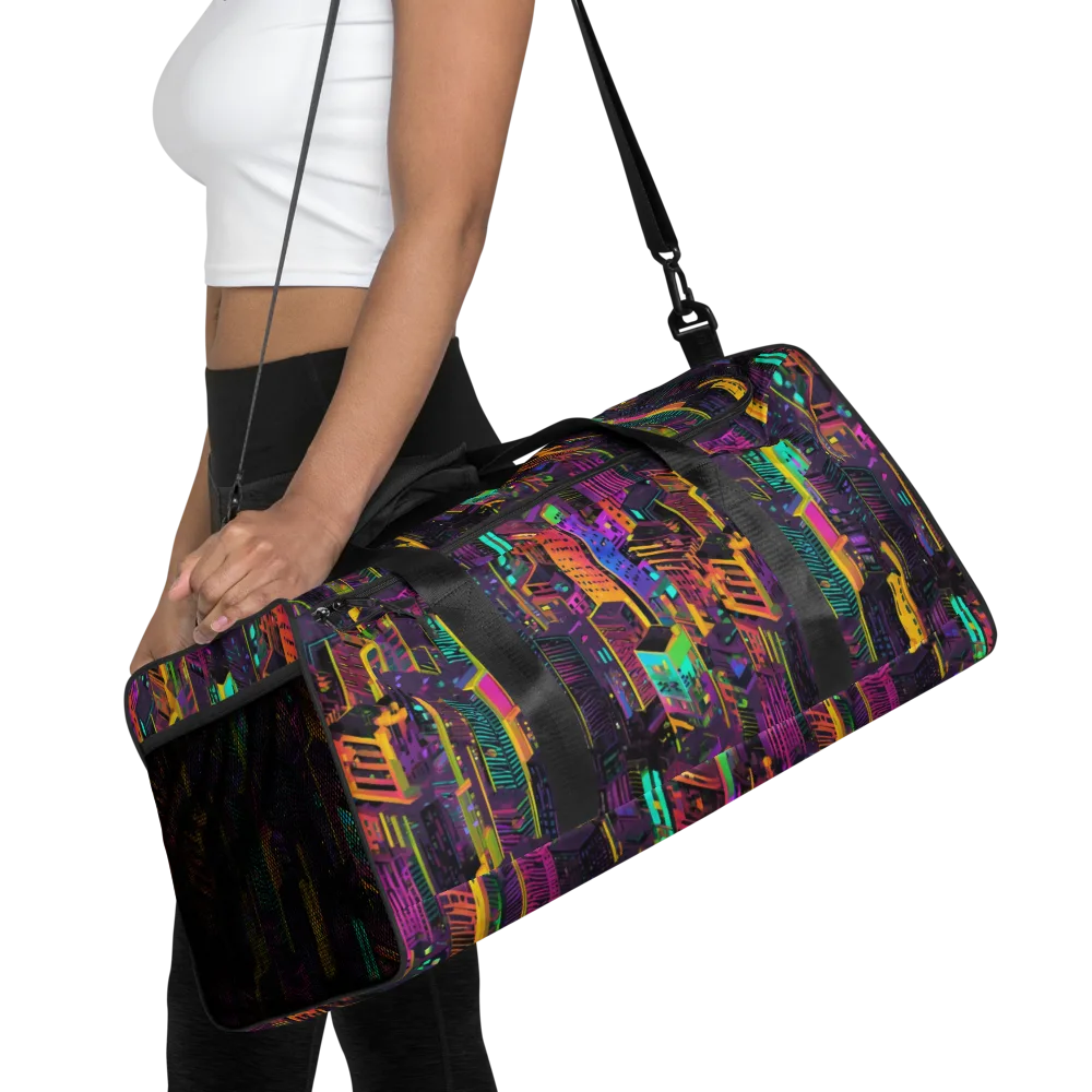 Chromatic Skyline on Duffle Bag — Front