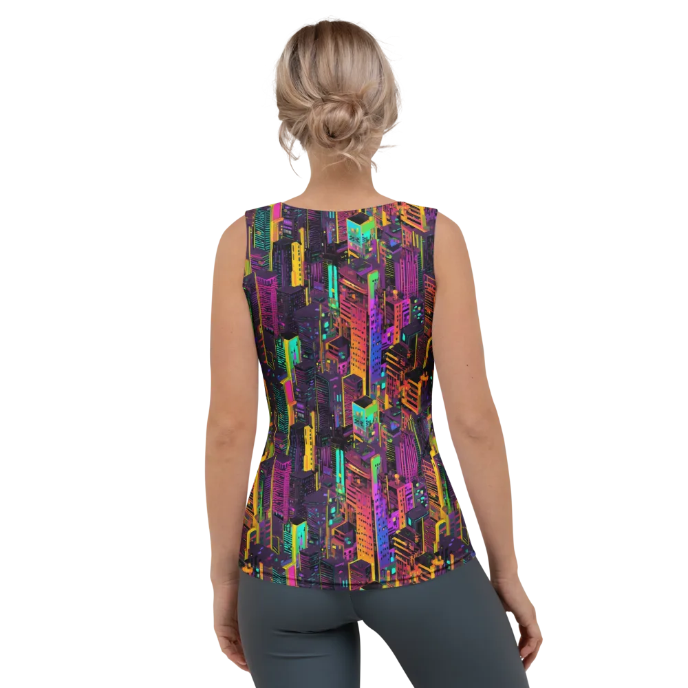 Chromatic Skyline on Women's Tank Top — Back