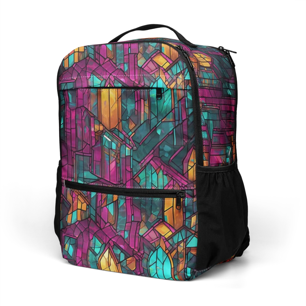 Electric Cloister on Utility Backpack — Left Front