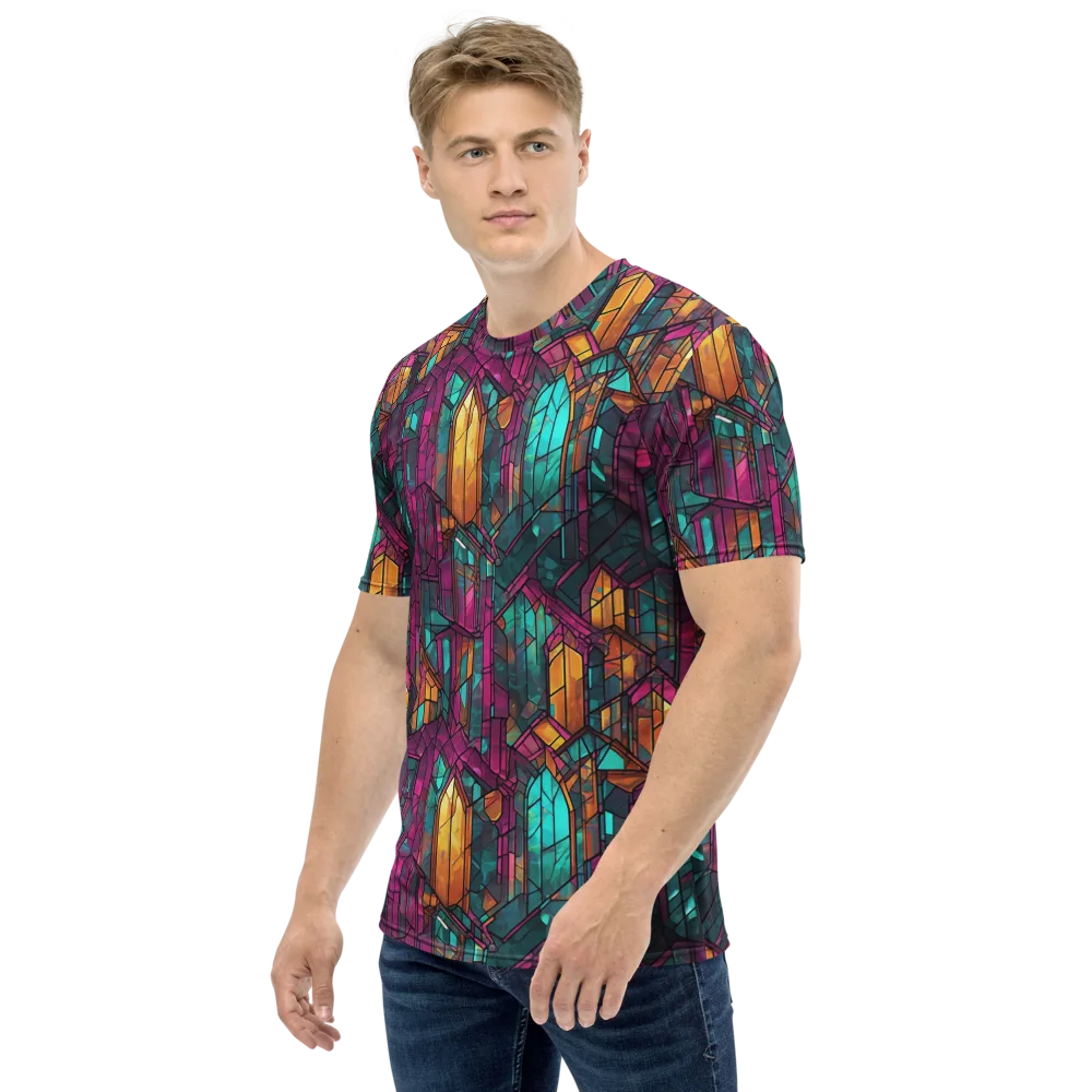 Electric Cloister on Men's Crew Neck T-Shirt — Left